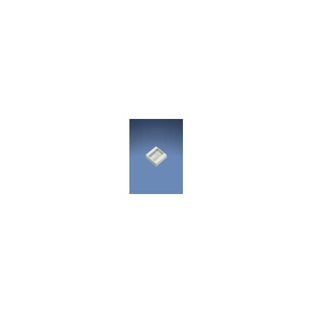 Panduit Electrical Junction Box, Dbl Gang, 5.05"Lx5.05"Wx1.62"H Pwr Rated JBP2WH